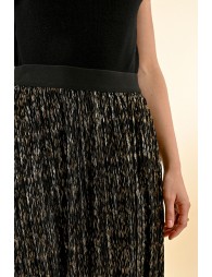 Long pleated skirt