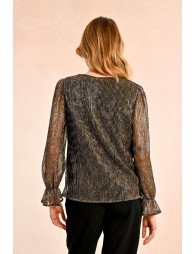 Blouse en Lurex