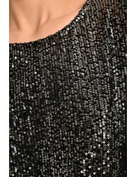 Sequin top and open back