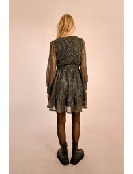 Short dress, touch of Lurex