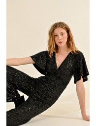 Combi-pantalon à sequins