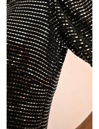 Robe courte en sequin