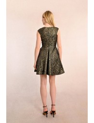 Jacquard mini dress