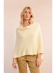 Poncho doux à franges