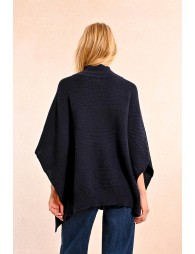 Turtleneck poncho