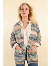 Chunky knit cardigan