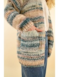 Chunky knit cardigan