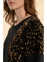 Sweater with sequins