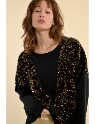 Sweater with sequins