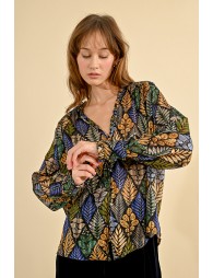 Chemise oversize à imprimé