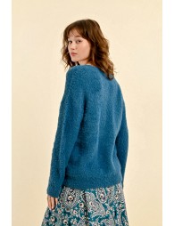 Pull en maille peluche