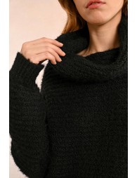 Wide turtleneck sweater