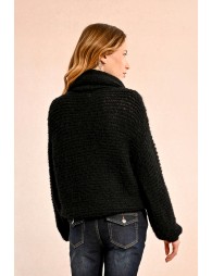 Wide turtleneck sweater