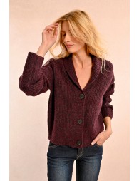 Loose knitted cardigan