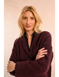 Loose knitted cardigan