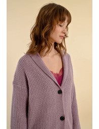 Loose knitted cardigan