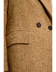 Manteau pardessus à chevrons