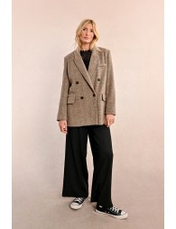 Manteau mi-long croisé