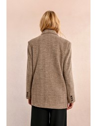 Manteau mi-long croisé