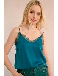 Camisole with lace finish