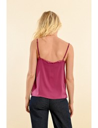 Camisole with lace finish