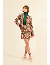 Blazer cintré imprimé floral