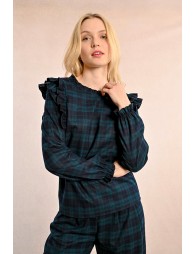 Checked blouse