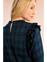 Checked blouse