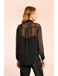 Chemise légère en transparence