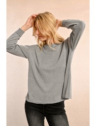 Sweater open at the back