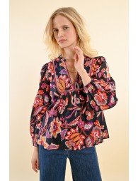 Blouse à fleurs