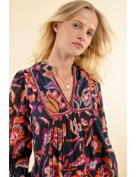 Blouse à fleurs