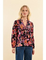 Blouse à fleurs