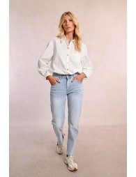 Pantalón vaquero estilo ¨mom¨