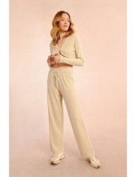 Knitted pants with lurex