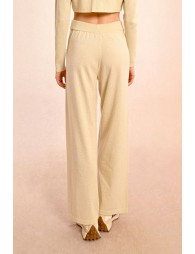 Knitted pants with lurex