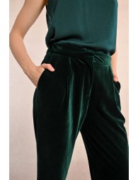 Flowing velvet pants