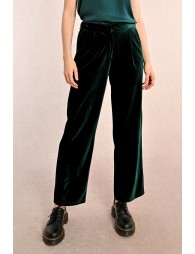 Flowing velvet pants