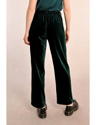 Flowing velvet pants