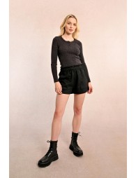 Short à taille haute