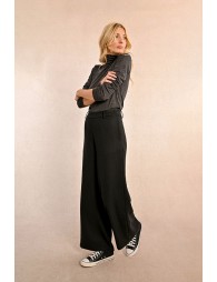 Pantalon large en viscose