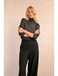 Pantalon large en viscose