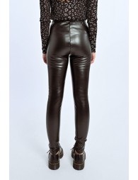 Legging en simili cuir