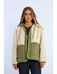 Parka en imitation mouton