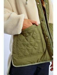 Parka en imitation mouton