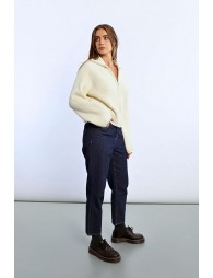 Cardigan à col zippé