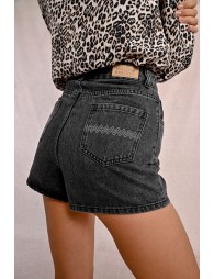 Short large en jean