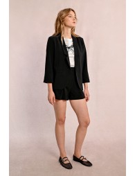 3/4 sleeve blazer