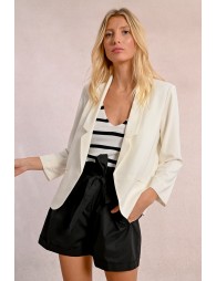 3/4 sleeve blazer