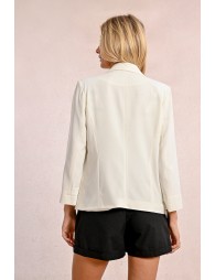 3/4 sleeve blazer